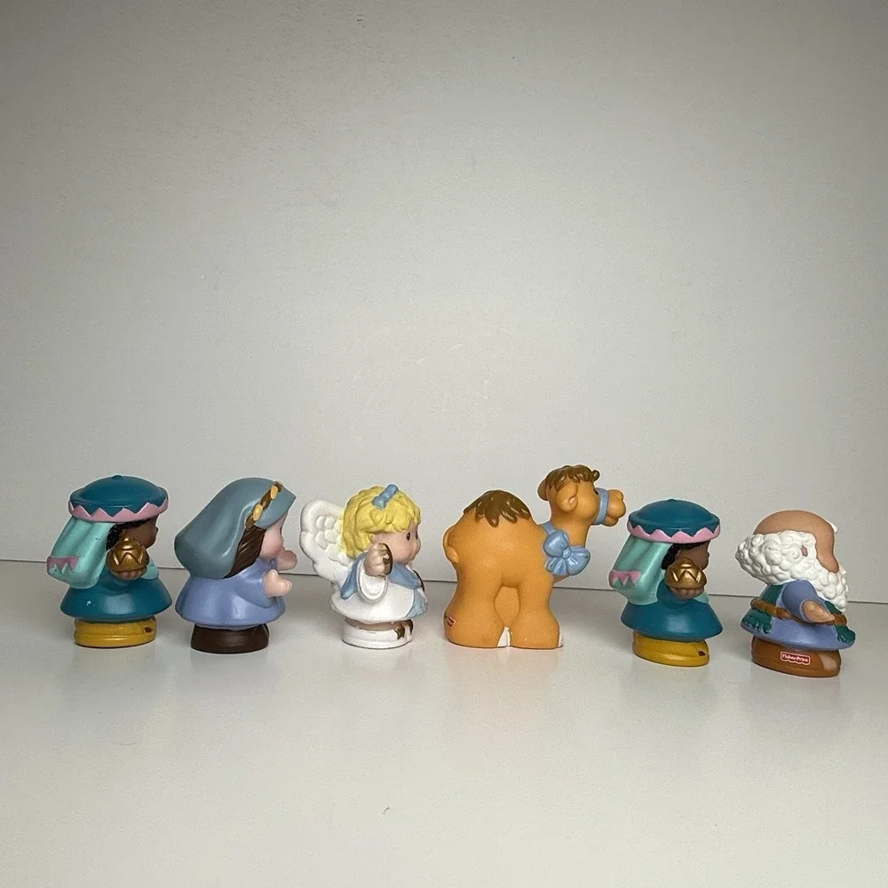Fisher Price Little People Figure Toy Nativity Christmas Religious Noah Set Of 6